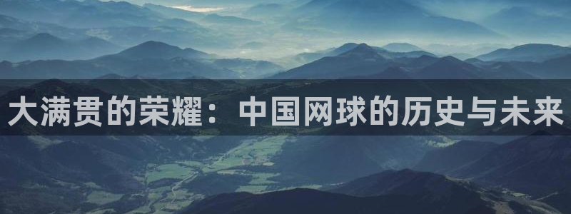 伟德国际集团 壹号(one game)：大满贯的荣耀：中国网球的历史与未来