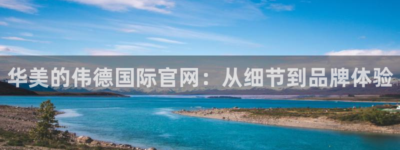 壹号大舞台有梦你就来：华美的伟德国际官网：从细节到品牌体验